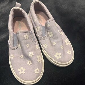 Toddler Slip-On Shoes with Floral Design size 9